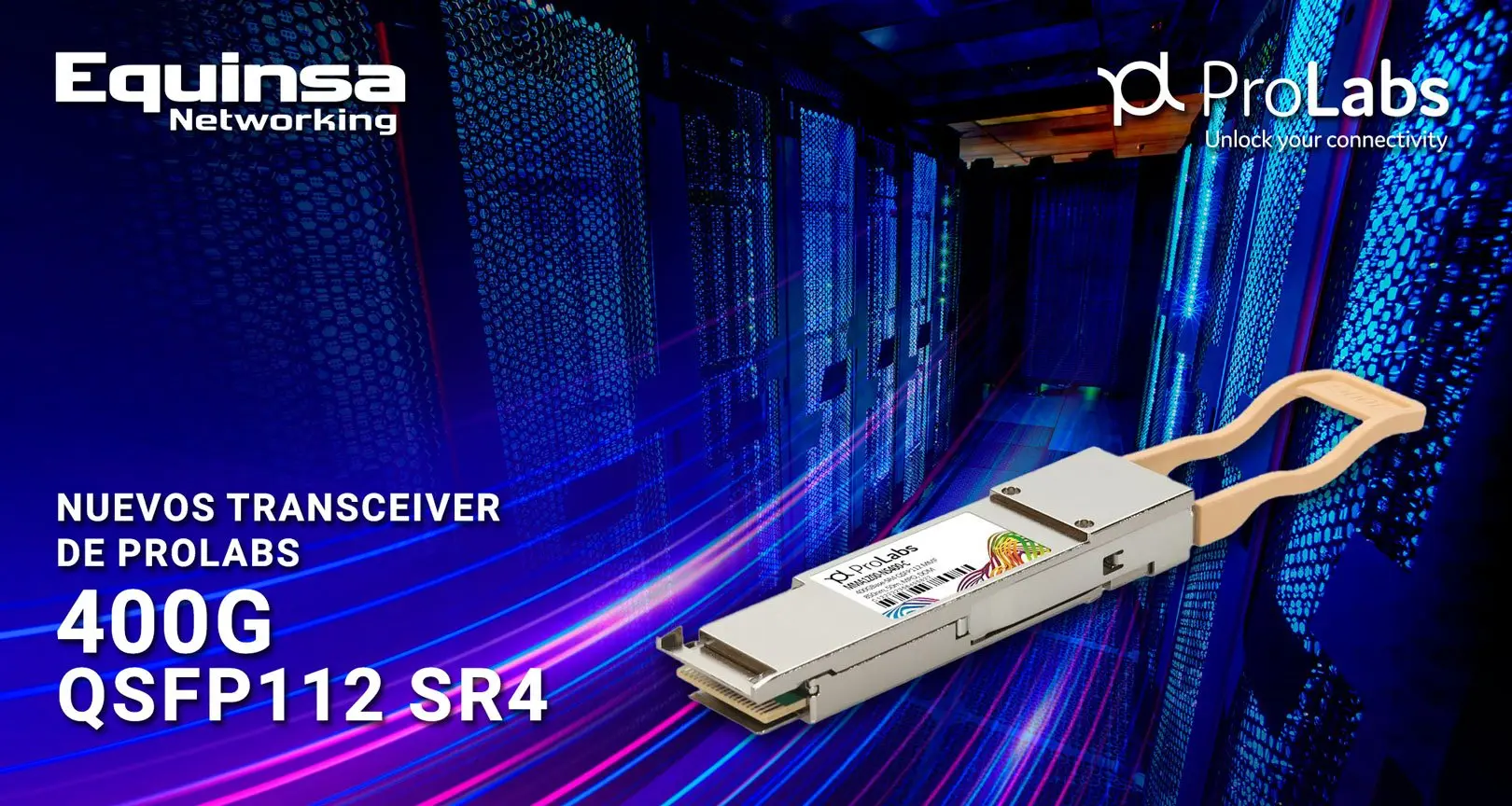 Transceiver 400G QSFP112 SR4