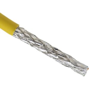 Excel Networking Cable Excel Cat.7 S/FTP, 1.000Mhz. LS0H. Color amarillo, (bobina de 500m). CPR B2ca.