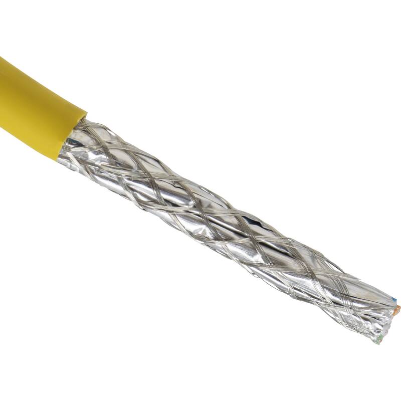 Excel Networking Cable Excel Cat.7 S/FTP, 1.000Mhz. LS0H. Color amarillo, (bobina de 500m). CPR B2ca.