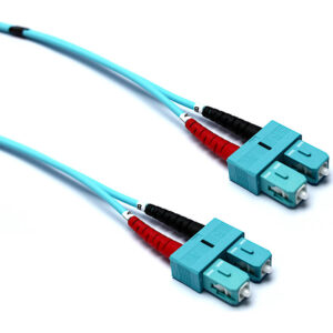 Excel Networking Latiguillo Excel multimodo OM3 2M SC-SC Dúplex, 50/125, Color Aqua.