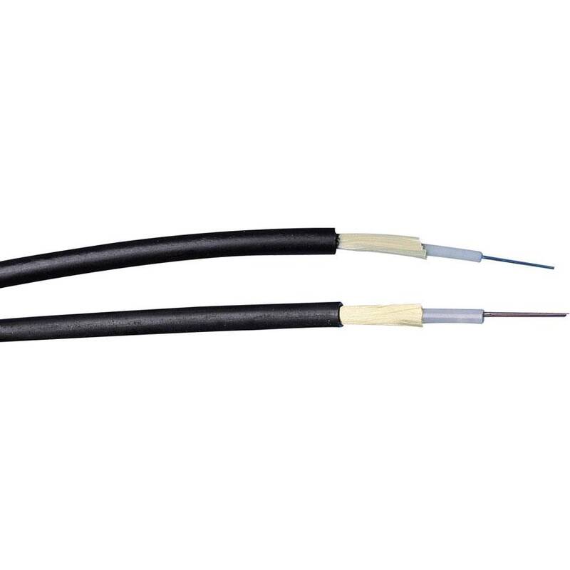 Excel Networking Cable EXCEL multimodo OM3 8 fibras 50/125, LSOH, color negro. CPR: Dca, s2, d0, a1.