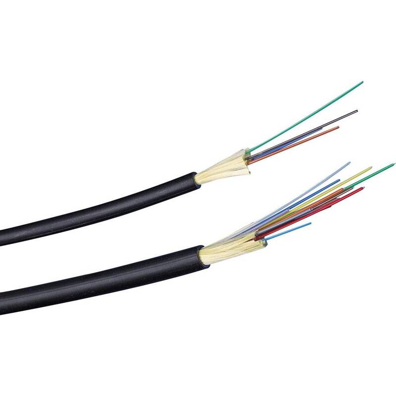 Excel Networking Cable EXCEL, ajustado, multimodo OM3 12 fibras 50/125, LSOH, Color negro. CPR: Cca, s1a,d0,a1