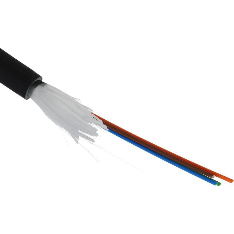 Excel Networking Cable EXCEL, ajustado, monomodo OS2 4 fibras, 9/125, LSOH, Color negro. CPR: Cca, s1a,d0,a1