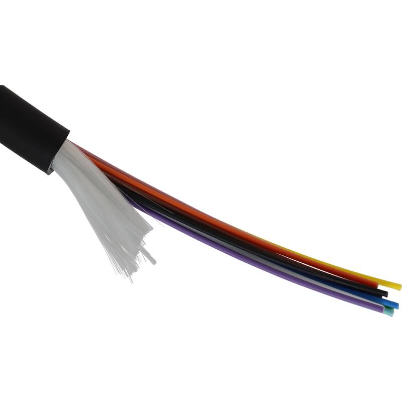 Excel Networking Cable EXCEL, ajustado, monomodo OS2 12 fibras, 9/125, LSOH, Color negro. CPR: Cca, s1a,d0,a1