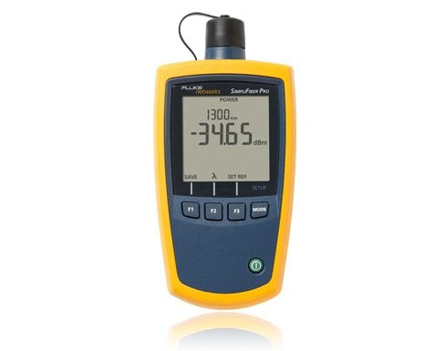 Fluke Networks Equipo de comprobación y medida de potencia para enlaces con conectores MPO/MTP para las 12 fibras de forma simultanea para monomodo (1550 um) y multimodo (850 um)