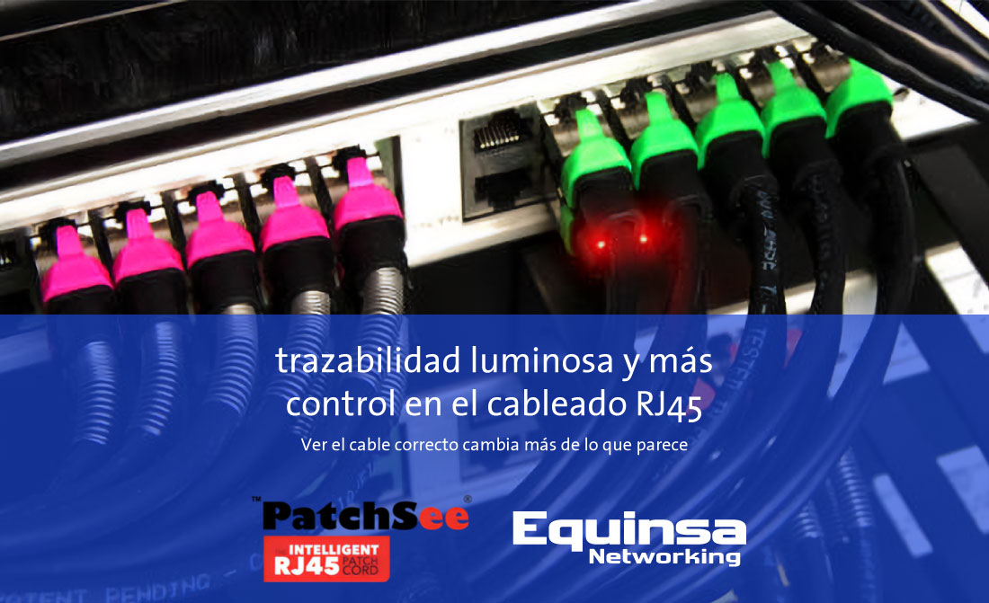 Patchsee trazabilidad luminosa rj45