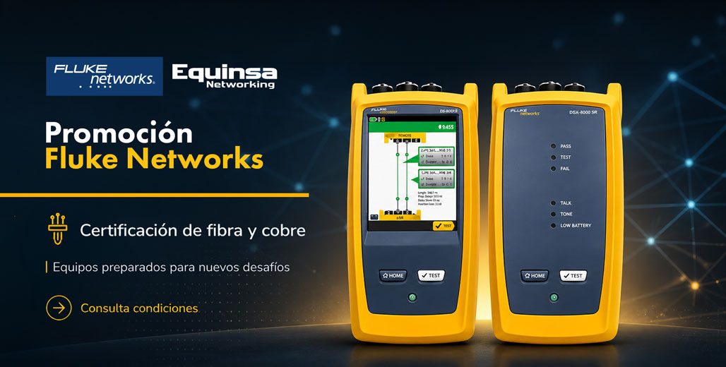 Fluke Networks 2026: certificación de fibra y cobre