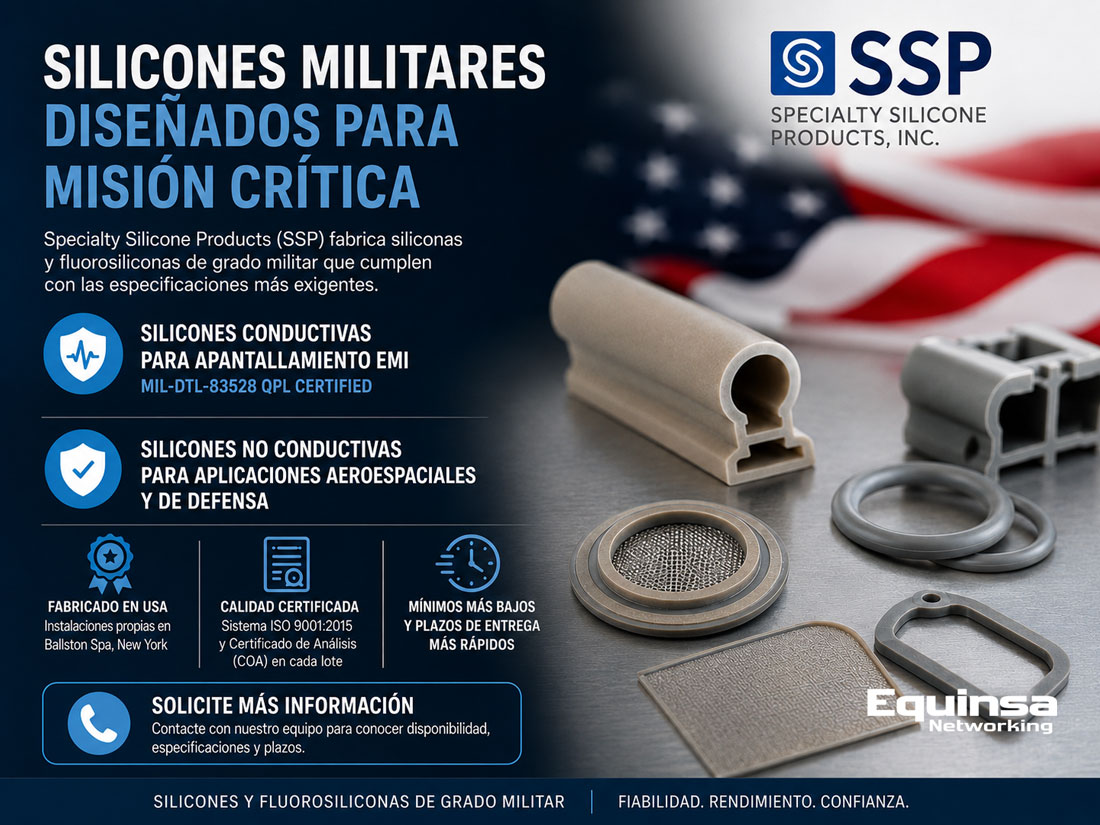 Siliconas militares SSP para aplicaciones críticas
