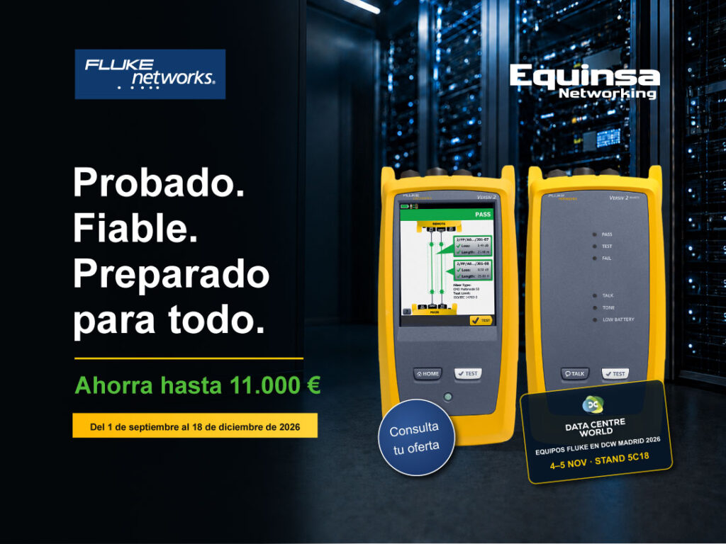 promociones Fluke Networks, certificadores Fluke, certificación versiv2