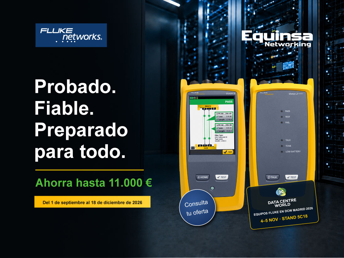 promociones Fluke Networks, certificadores Fluke, certificación versiv2